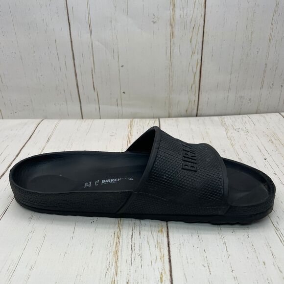Birkenstock Barbados Eva Slides Mens Size EU 41 M8 W10 Black Sandals - Picture 5 of 11